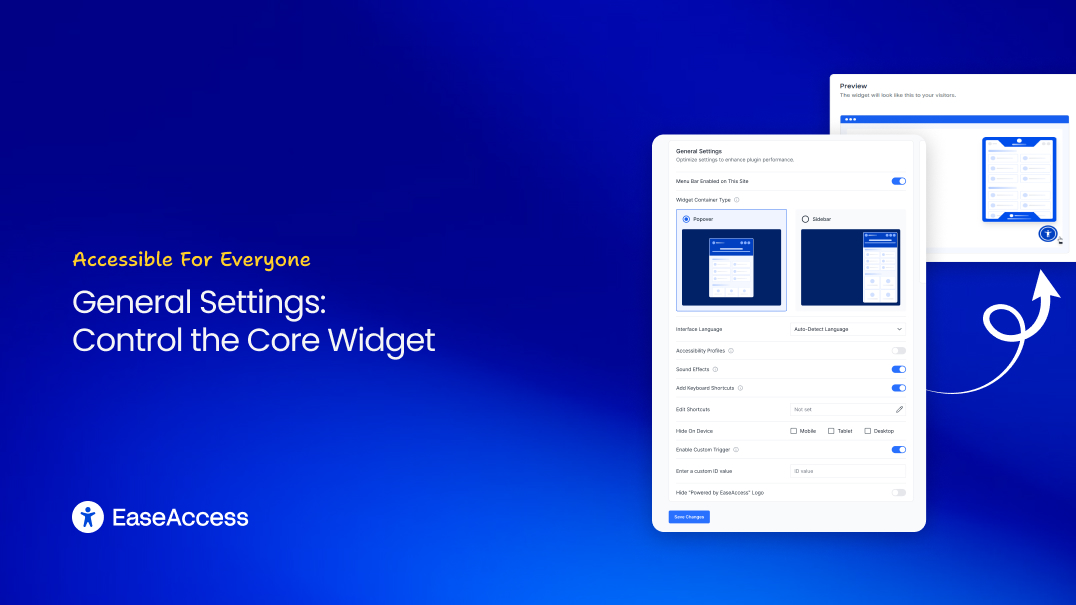 General Settings_ Control the Core Widget