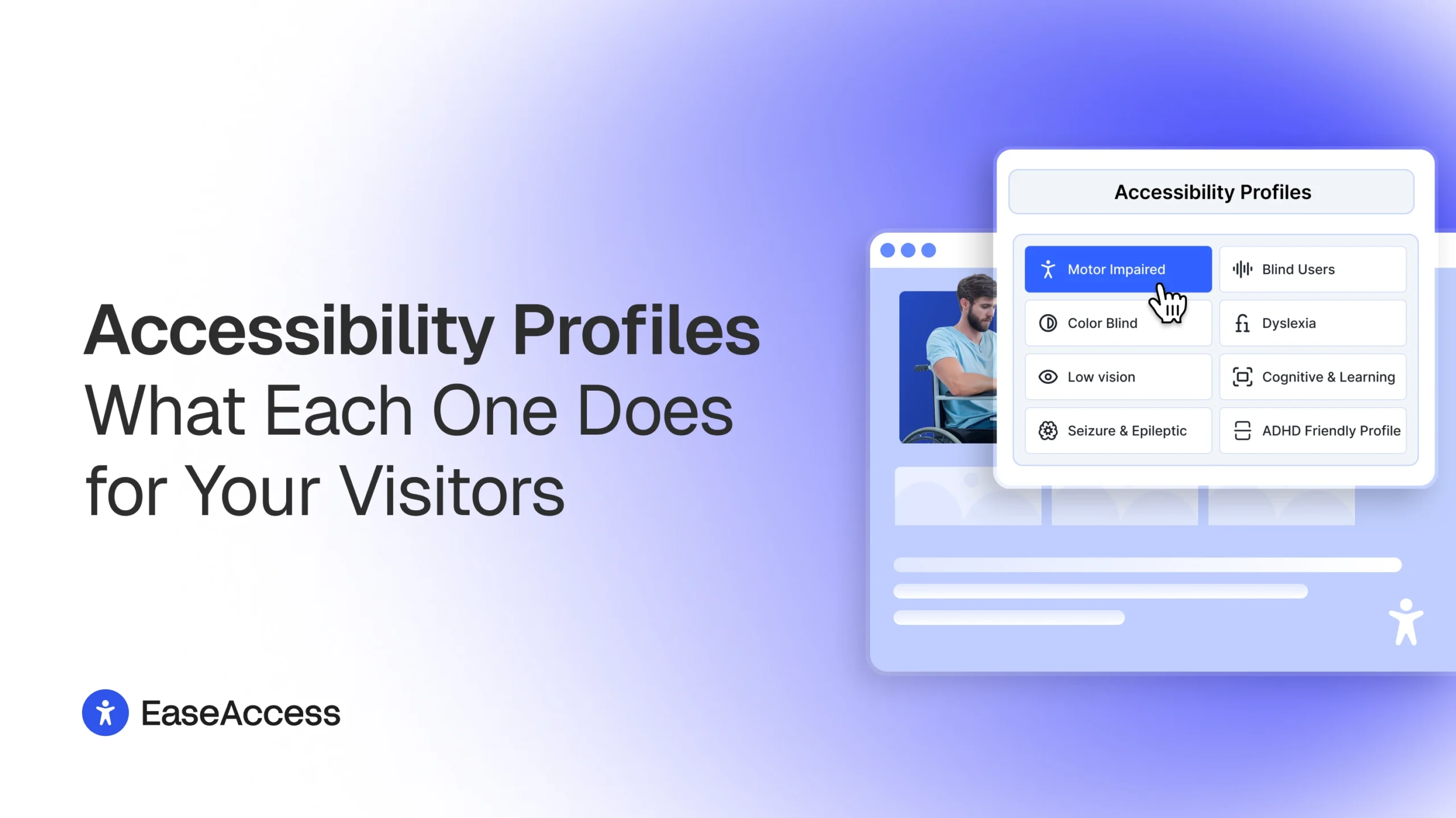 Accessibility Profile Explained